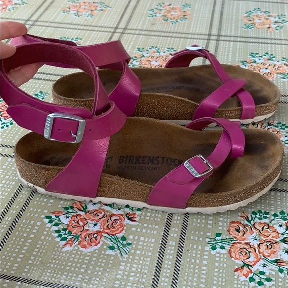 Birkenstock | Shoes | Birkenstock Yara Magenta Haze Pink Sandals 36 |  Poshmark